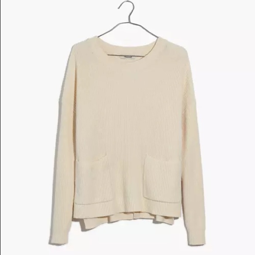 Madewell Patch Pocket Pullover Sweater